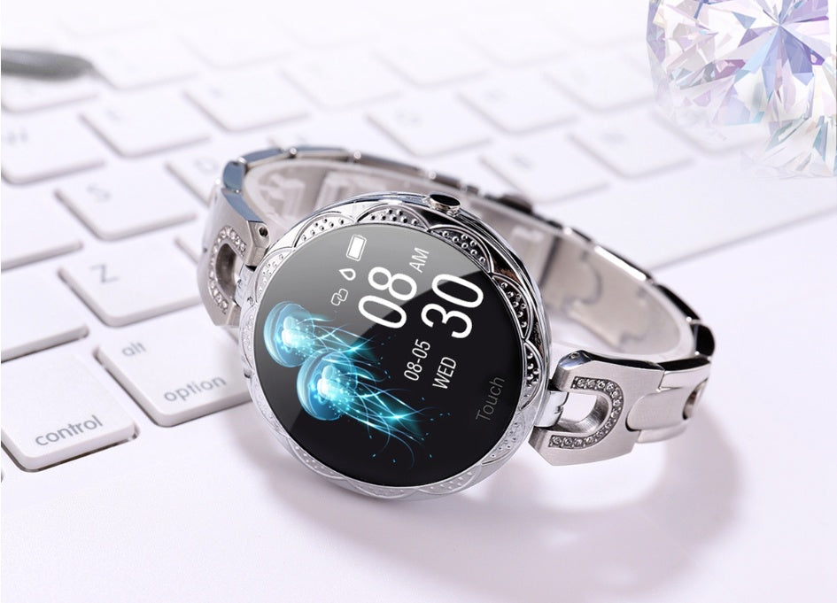 Fashion Women's Smart Watch Waterproof Wearable Device Heart Rate Monitor Sports Smartwatch for Ladies