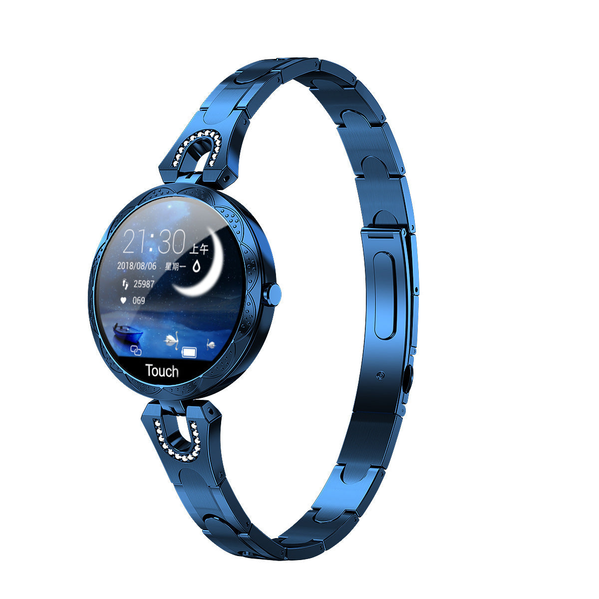 Fashion Women's Smart Watch Waterproof Wearable Device Heart Rate Monitor Sports Smartwatch for Ladies