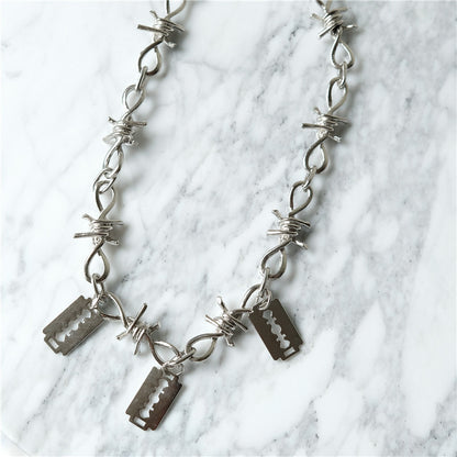 Thorn Necklace Cold Wind Blade Pendant Cool Necklace 1 Necklace